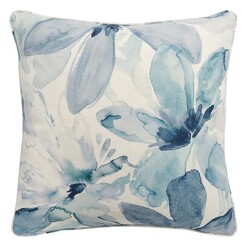 Picture of Lyric Handpainted Cushion in Navy by Maison by Rapee