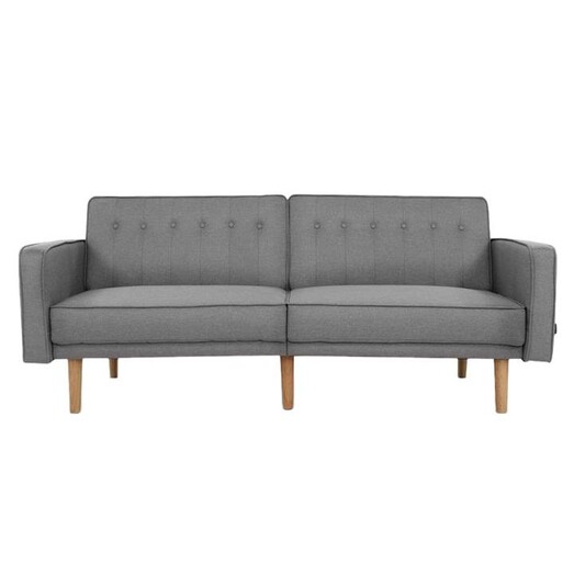 Picture of Lyric Linen Look 3 Seater Sofa Bed Fabric Light Grey Resort Living