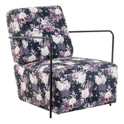 Picture of Madan Upholstered Armchair, Floral Fabric Vida & Co.