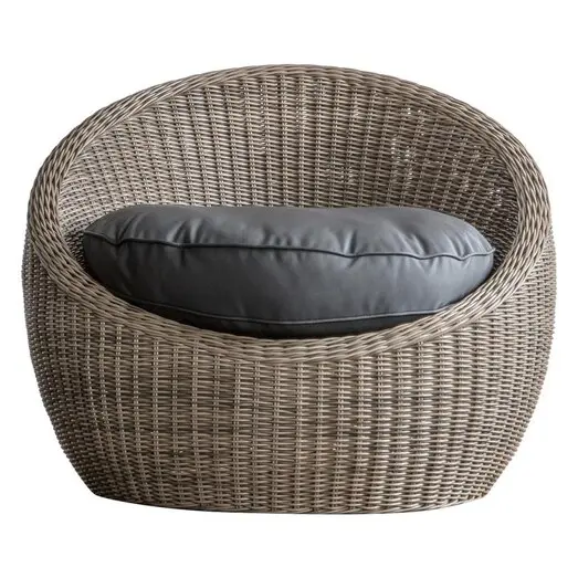 Picture of Magalie Wicker Outdoor Chair Synthetic Fibre Natural Castle Road Interiors