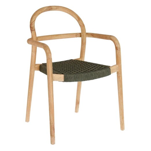 Picture of Mahnor Outdoor Wood Armchair Eucalyptus Assorted Vida & Co.
