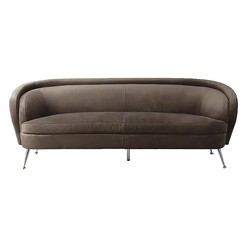 Picture of Maiken Velvet 3 Seater Sofa Taupe Castle Road Interiors