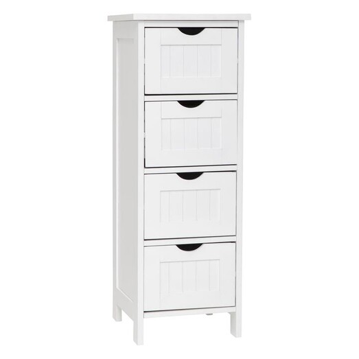 Picture of Maine 4 Drawer Cabinet MDF White Meubilair