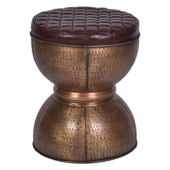 Picture of Majut Vegetable Leather Stool Assorted Alliance Furniture