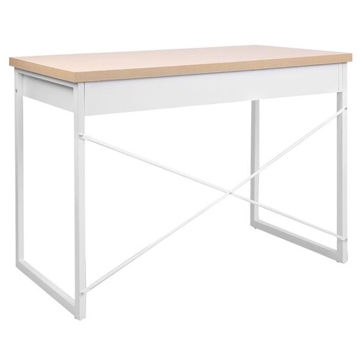 Picture of Maleen Desk, Oak/White Metal Resort Living