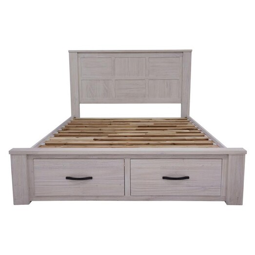 Picture of Mamar Bed Ash White Wash Dover Mason