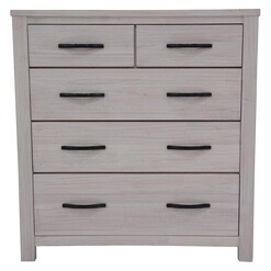 Picture of Mamar Chest of 5 Drawers Ash White Wash Dover Mason