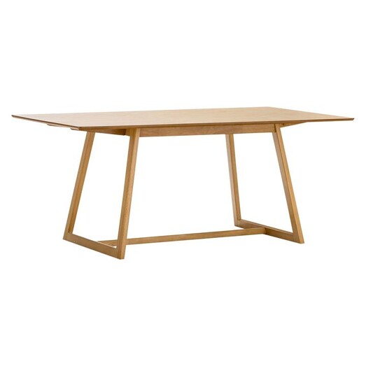 Picture of Manhattan Timber Dining Table, Oak Solid Wood Light Oak Eastern Warehouse