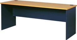 Picture of Mantone Credenza Executive Office Work Desk 180cm - Select Beech/Ironstone