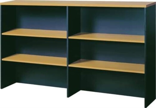 Picture of Mantone Overhead Hutch - 180cm - Select Beech/Ironstone Picture of Mantone Overhead Hutch - 180cm - Select Beech/Ironstone