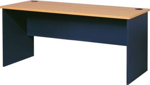 Picture of Mantone Straight Office Work Desk - 150cm - Select Beech/Ironstone Picture of Mantone Straight Office Work Desk - 150cm - Select Beech/Ironstone