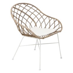 Picture of Marc Rattan Dining Chair Brown Beaumont & Braddock