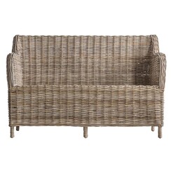 Picture of Marceline Rattan 2 Seater Sofa Natural Castle Road Interiors