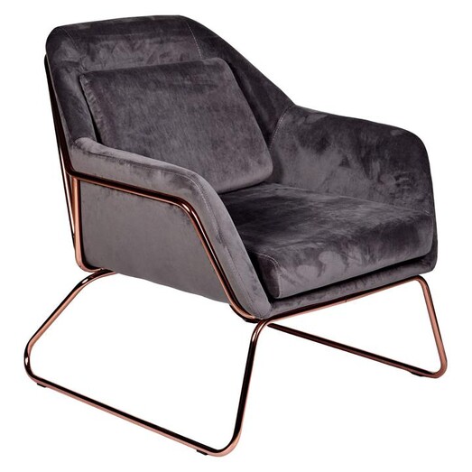 Picture of Marco Velvet Armchair Assorted New Oriental