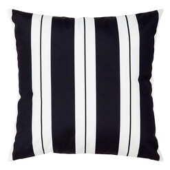 Picture of Marella Striped Outdoor Cushion in Black by Fab Habitat