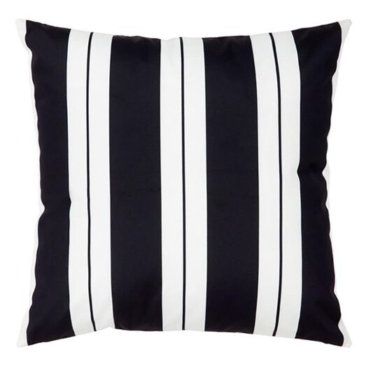 Picture of Marella Striped Outdoor Cushion in Black by Fab Habitat