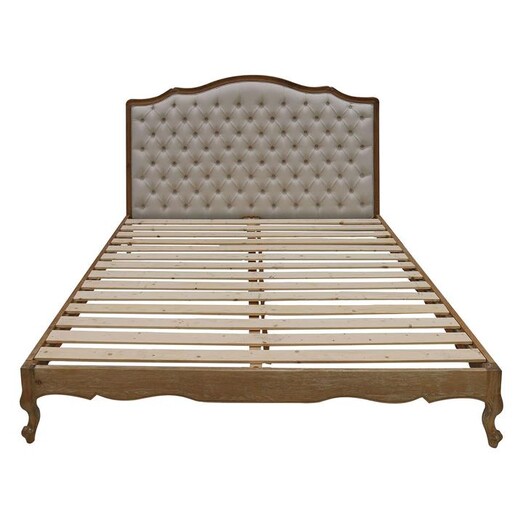 Picture of Margaret Upholstered Bed Wood Natural Homeflex Picture of Margaret Upholstered Bed Wood Natural Homeflex