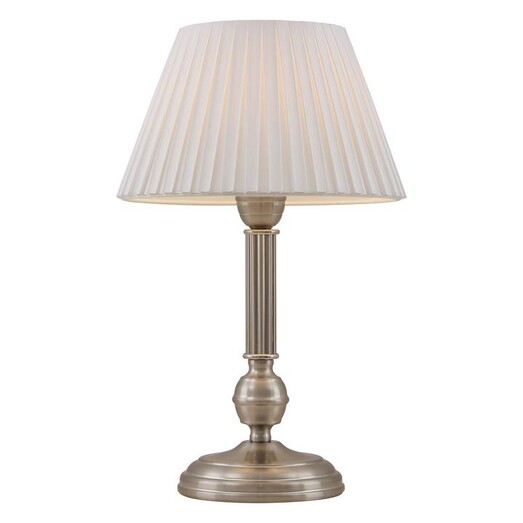 Picture of Marie Table Lamp in White/Nickel by Telbix