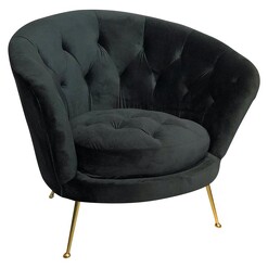 Picture of Marina Upholstered Armchair Polyester Black Future Classics Furniture