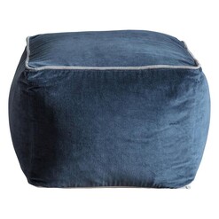 Picture of Marlee Velvet Pouffe Cotton Assorted Castle Road Interiors