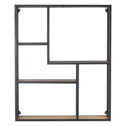 Picture of Marli Shelving Unit Metal Black/Natural Iniko