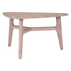 Picture of Marquette Wooden Triangular Coffee Table Havana Sandblast Grey Iniko