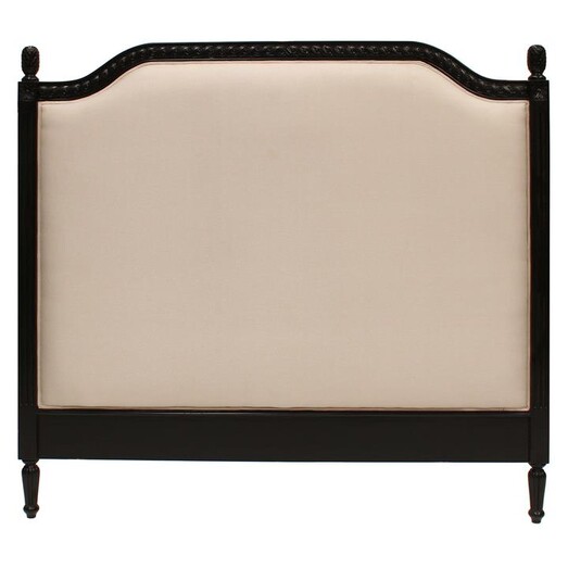 Picture of Marseille Upholstered Bed Head, Black Fabric Hudson Furniture