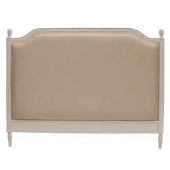 Picture of Marseille Upholstered Bed Head, White Fabric Hudson Furniture