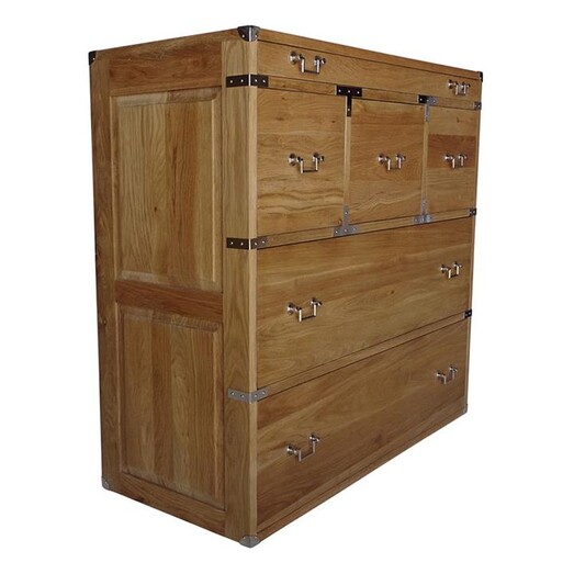Picture of Mary Chest of 6 Drawers Wood Natural Searles Homewares