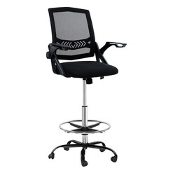 Picture of Massimo Drafting Chair Metal Black Resort Living