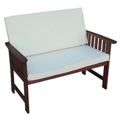 Picture of Matahari Outdoor Bench Wood Mahogany The Import Depot