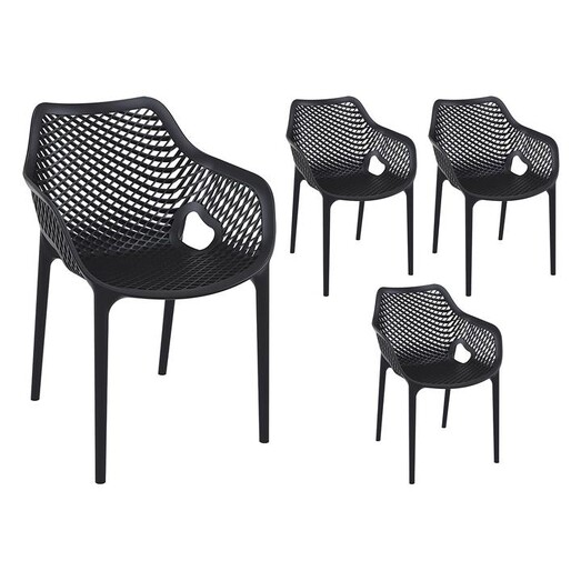 Picture of Matello Outdoor Dining Chair (Set of 4) Plastic Assorted Nova Caeli