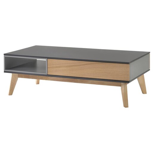 Picture of Matern Coffee Table MDF Natural/Charcoal Iniko