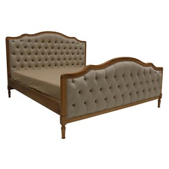 Picture of Matilda Upholstered Bed Wood Natural Homeflex