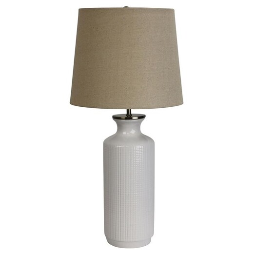 Picture of Matlock Table Lamp in Off-White by Oriel Lighting