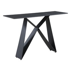 Picture of Maude Console Table in Black by Bay Road Designs