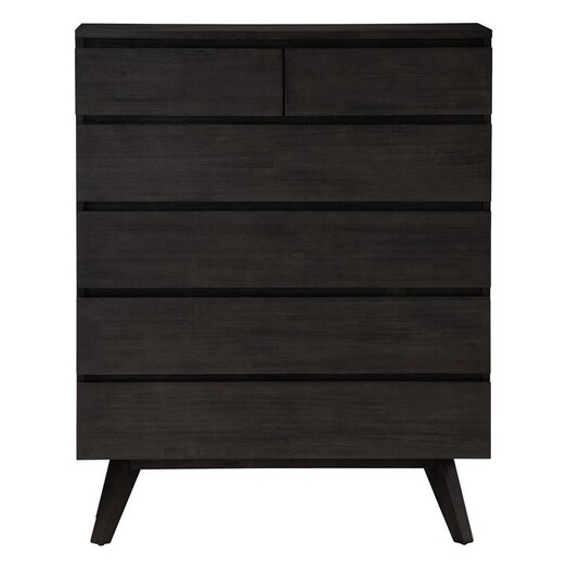 Picture of Maxen Chest of 6 Drawers Wood Anthracite Highland Zanui Picture of Maxen Chest of 6 Drawers Wood Anthracite Highland Zanui