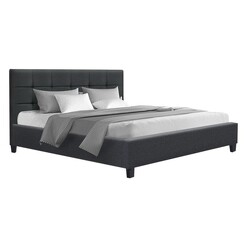 Picture of McCull Bed Fabric Charcoal Resort Living