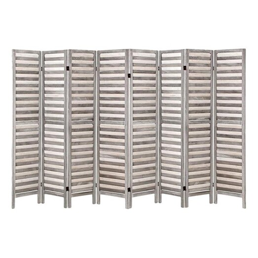 Picture of Mellanie Room Divider Wood Grey Resort Living