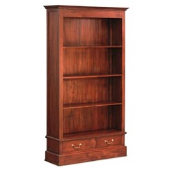 Picture of Menara 2 Drawer Bookshelf Mahogany Kayu Estate