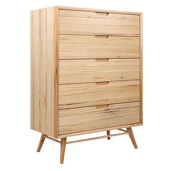 Picture of Menten Timber Chest of Drawers Wood Natural Beaumont & Braddock