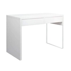 Picture of Metal Desk with 2 Drawers - White