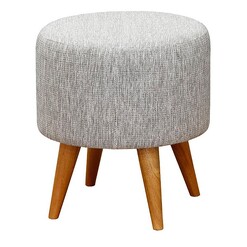 Picture of Metuta Ottoman in Dark Grey by Kayu Estate