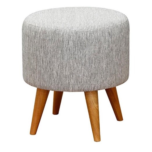 Picture of Metuta Ottoman in Dark Grey by Kayu Estate