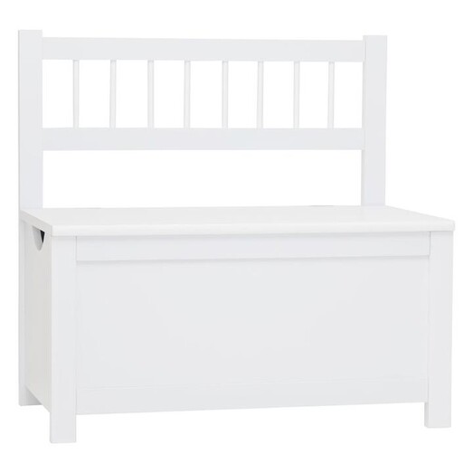 Picture of Mia Kids Bench Storage Box MDF White Meubilair