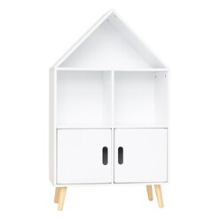 Picture of Mia Kids House Storage Display Unit in White by Meubilair