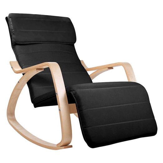 Picture of Micah Rocking Chair, Black Wood Resort Living