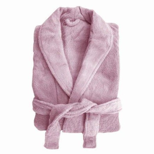 Picture of Microplush Bathrobe Size S/M in Light Pink by Bambury