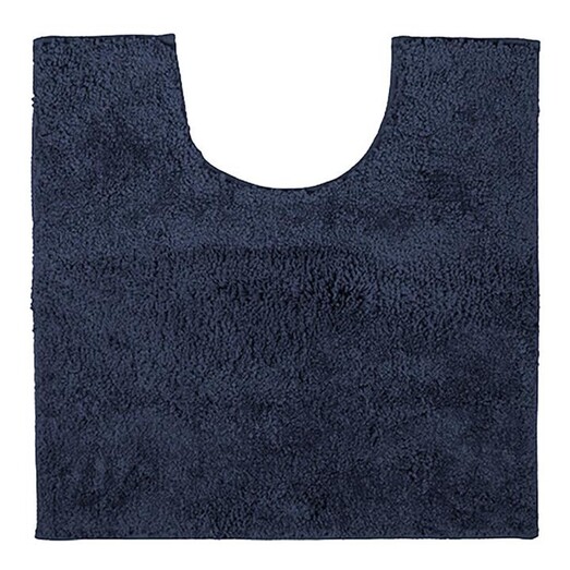 Picture of Microplush Contour Bath Mat in Navy Blue by Bambury