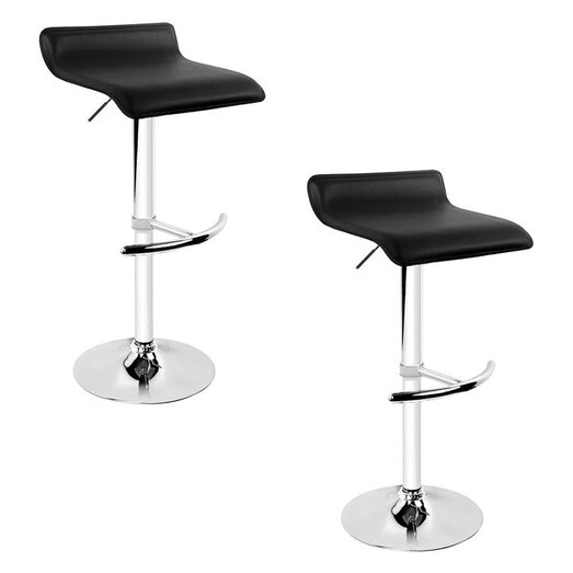 Picture of Mika PU Leather Bar Stool (Set of 2) Metal Assorted Rothbury Home Picture of Mika PU Leather Bar Stool (Set of 2) Metal Assorted Rothbury Home
